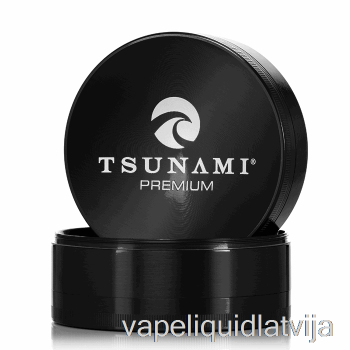 Cunami 3,9 collu 4-daļīga Iegremdēta Augšējā Dzirnaviņas, Melna (100 mm) Vape šķidrums